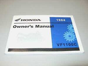 Owners Manual For A 1984 Honda Magna